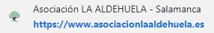 url web oficial asociacion la aldehuela salamanca