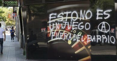 Pintada contra casas de apuestas