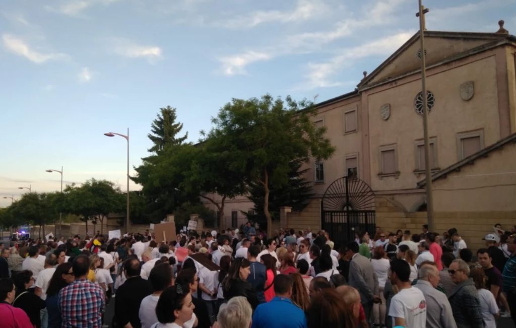 manifestación asociación la aldehuela