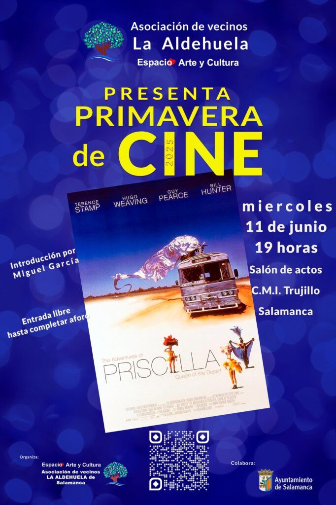 Primavera de CINE - Asociación La Aldehuela Salamanca. Las aventuras de Priscilla, reina del desierto